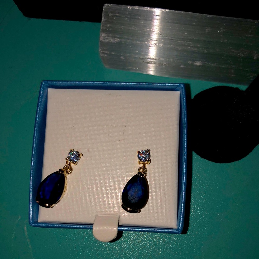 New gem earrings